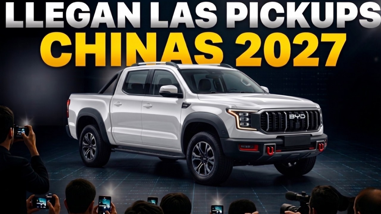 Las 8 Pickups CHINAS 2027 que ASUSTAN a toda la COMPETENCIA