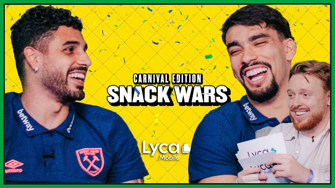 Lucas Paquetá Dance Off Vs JaackMaate 🇧🇷 | Snack Wars | Carnival Edition | Presented By Lyca Mobile