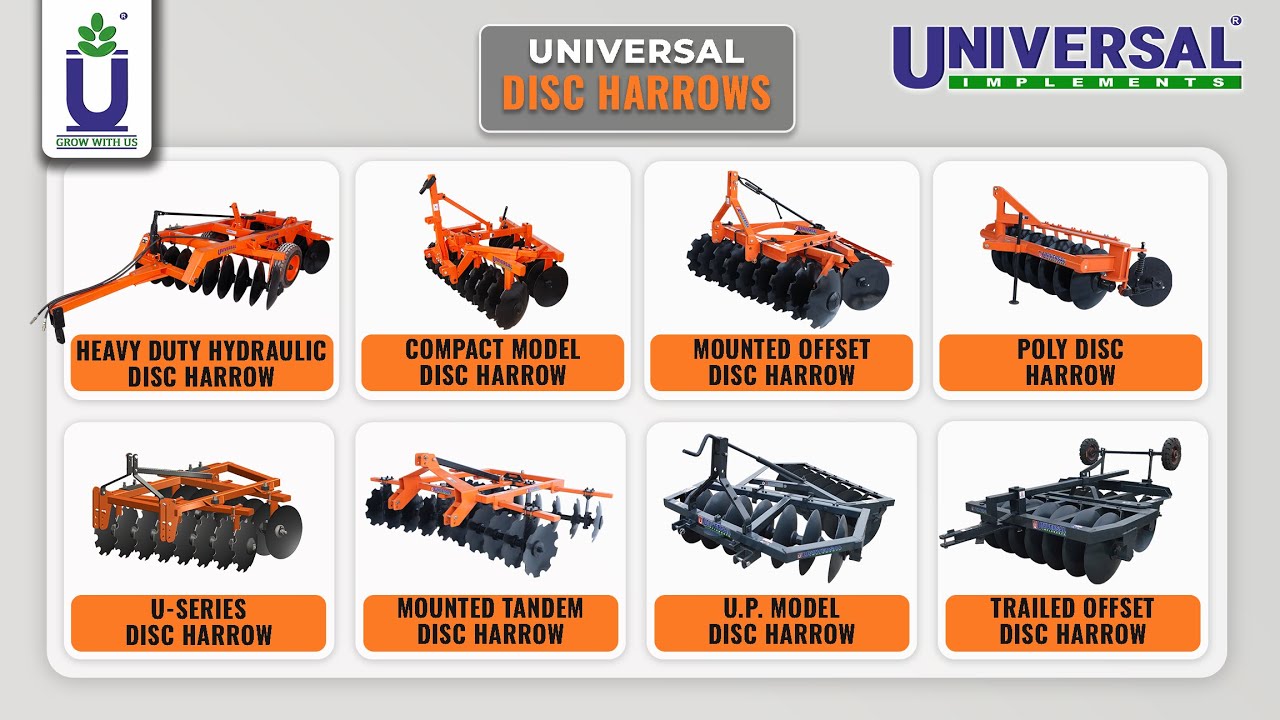Universal Disc Harrows - Universal Implements