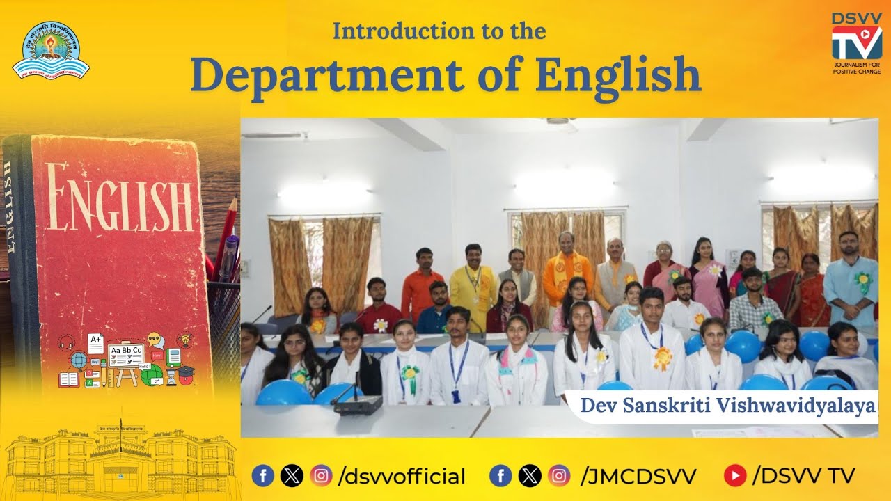 Department of English | Admission Open 2024-25 | DSVV