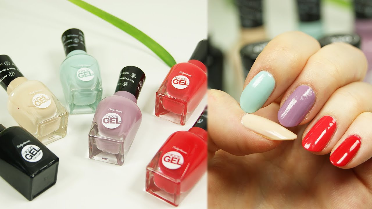 TEST: lakiery Sally Hansen Miracle Gel