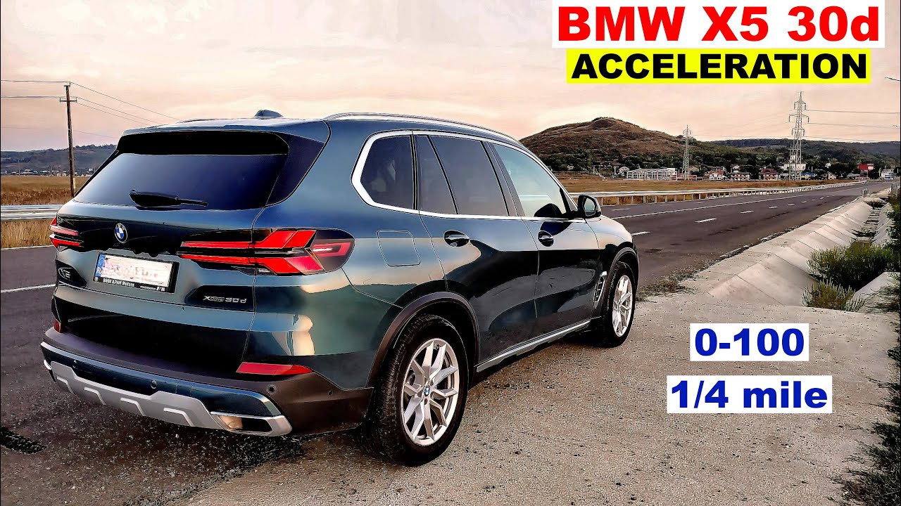 2024 BMW X5 30d acceleration 0-100, 1/4 mile, 60-100, 80-120 | G05 LCI | xDrive | GPS results