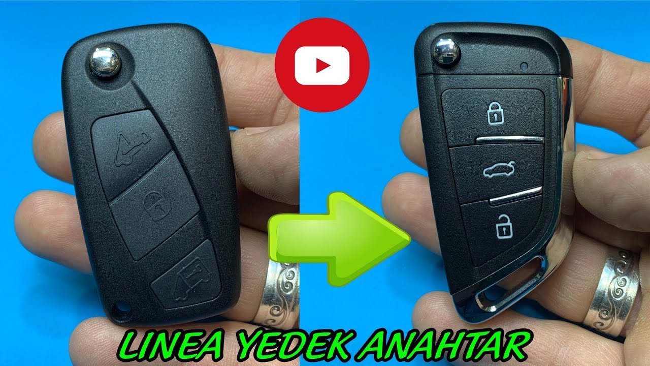 FIAT LINEA İÇİN YENİ MODEL YEDEK ANAHTAR YAPIMI