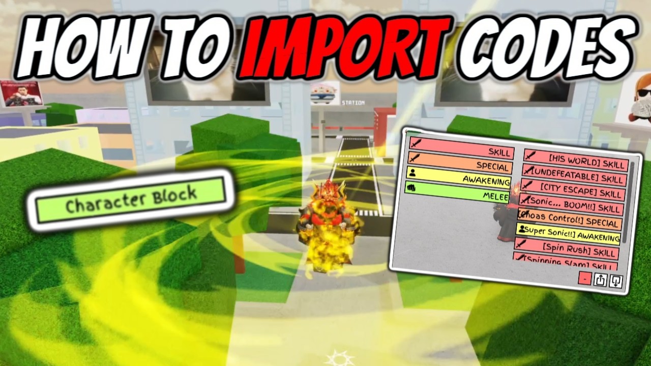 HOW To Import Codes for Characters/Skills in Jujutsu Shenanigans!