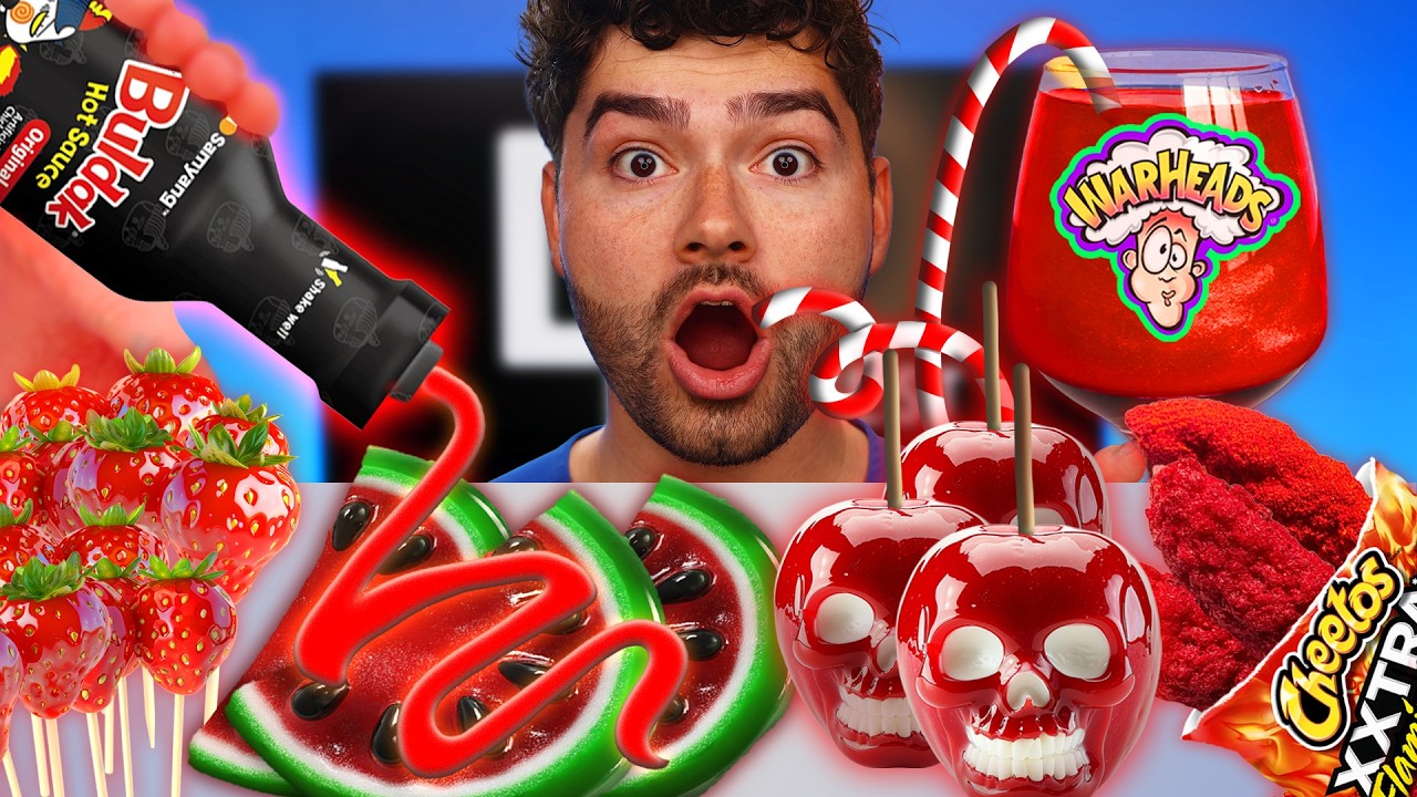 1000 сытных вирусных закусок ограниченного выпуска в рамках челленджа Mukbang!