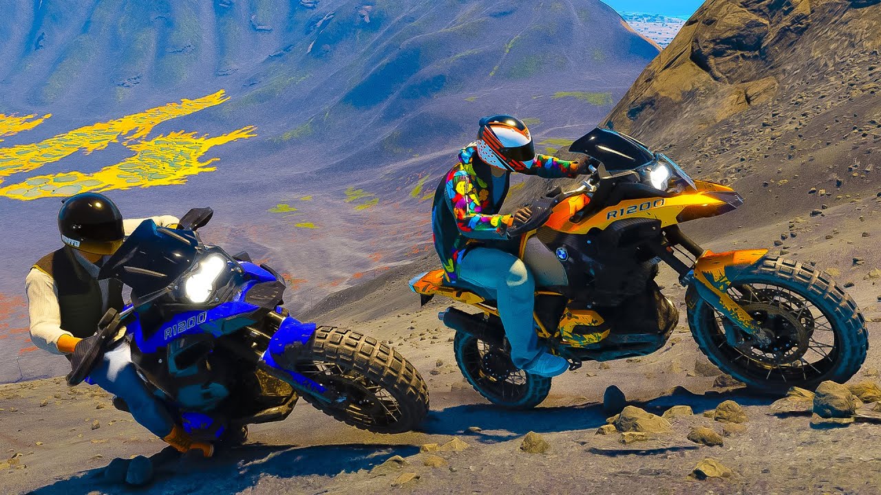 ¡Paseo a LO MÁS ALTO DE UNA MONTAÑA en BWM R1200! | The Crew Motorfest