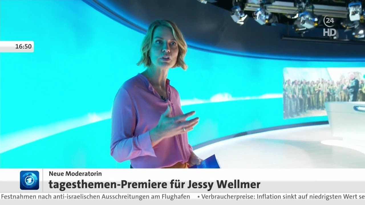 Jessy Wellmer vor Tagesthemen-Premiere (2023)