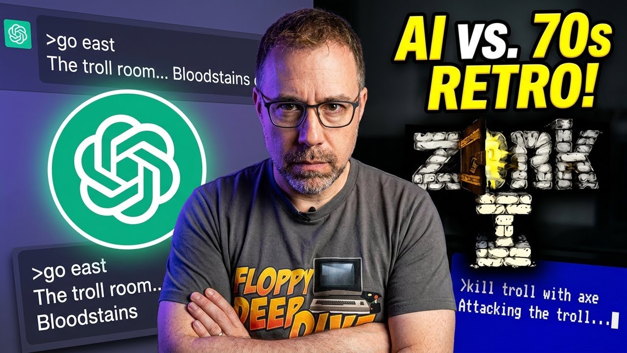 ChatGPT vs. Zork -Modern AI vs. 80s Retro!