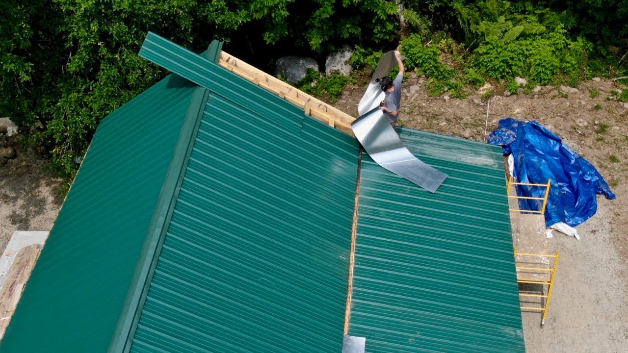 Things were Going BAD Until I Discovered this HACK Flashing the Roof on the POST & BEAM barn