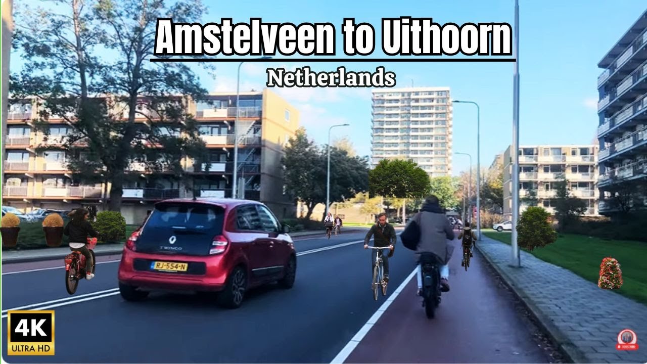 E-Bike Ride 🇳🇱: Amstelveen to Uithoorn, Netherlands | Amstelveen 2024