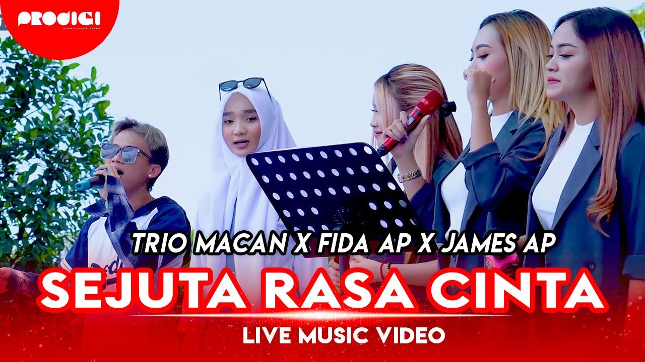 Trio Macan X Fida AP, James AP - Sejuta Rasa Cinta  (Official Music Video) | Live Version