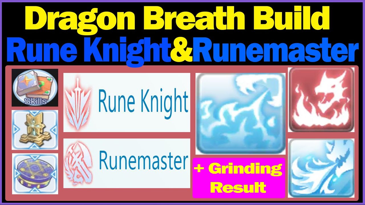 Dragon Breath Rune Knight and Runemaster Ragnarok Mobile | Rune Master Ragnarok Mobile Eternal Love