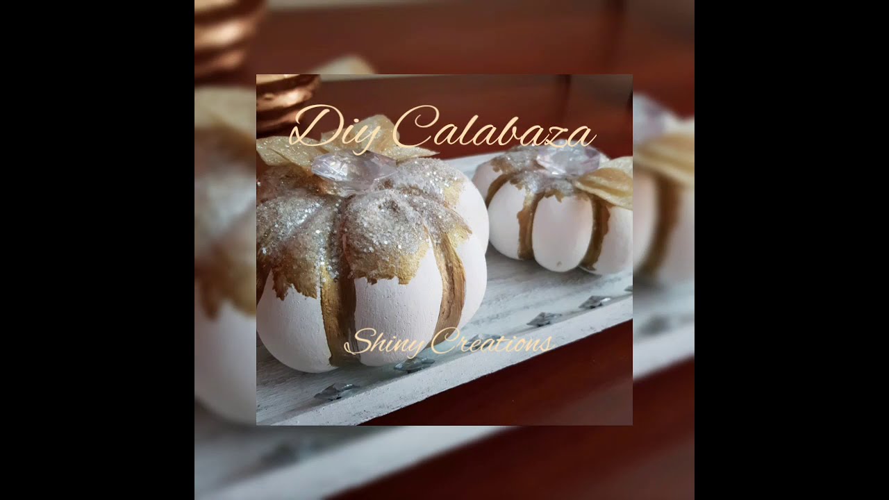 DIY CALABAZA CEMENTO/DECORACIÓN OTOÑO/TENDENCIAS OTOÑO
