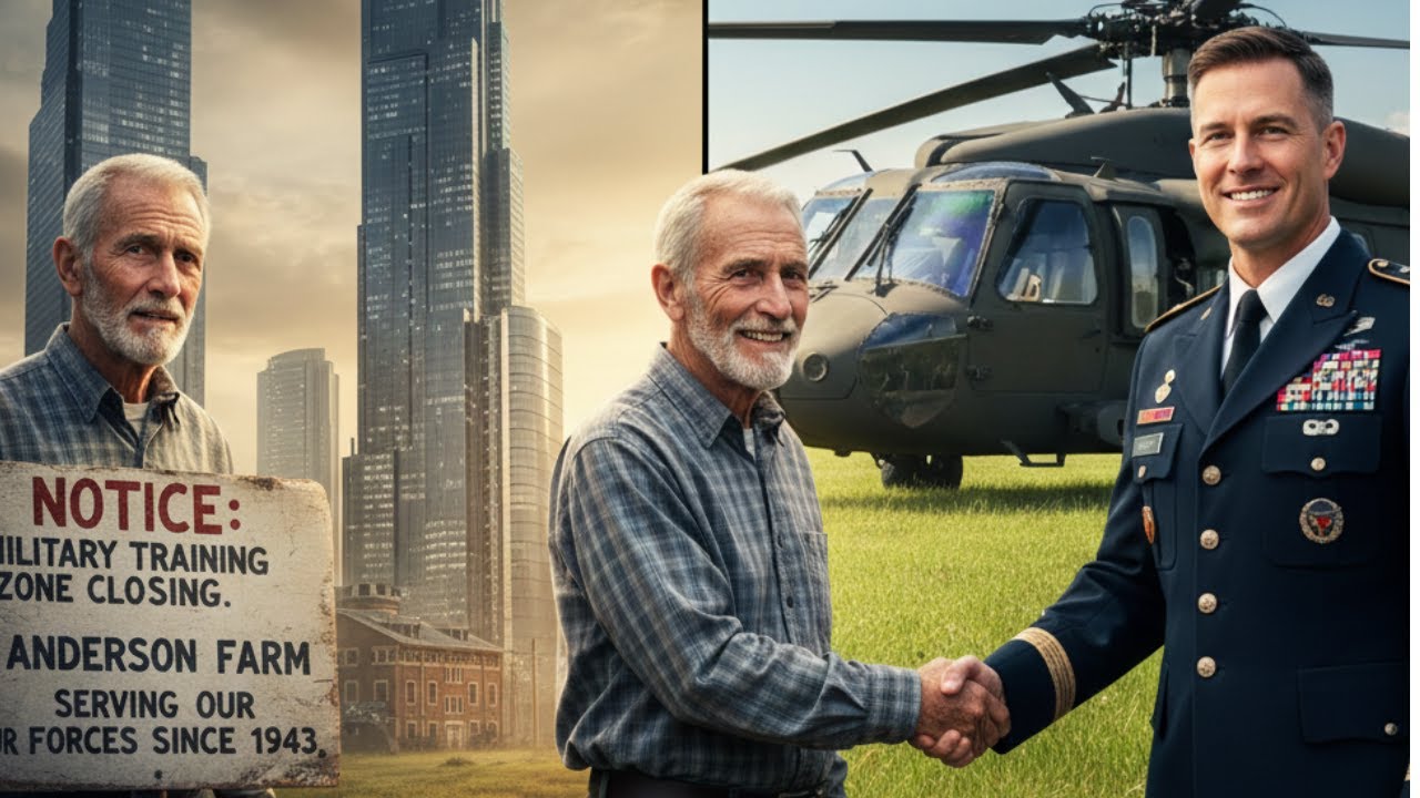 Farmer Evicted Due to Developers Wanting His Land. The Next Day an Apache Helicopter Lands in His