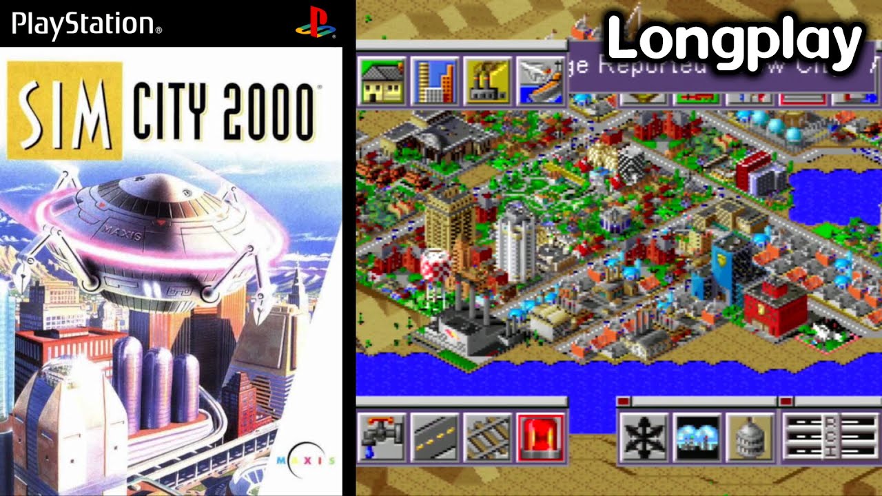 SimCity 2000 (PS1) - Longplay - (1080p) - No Commentary