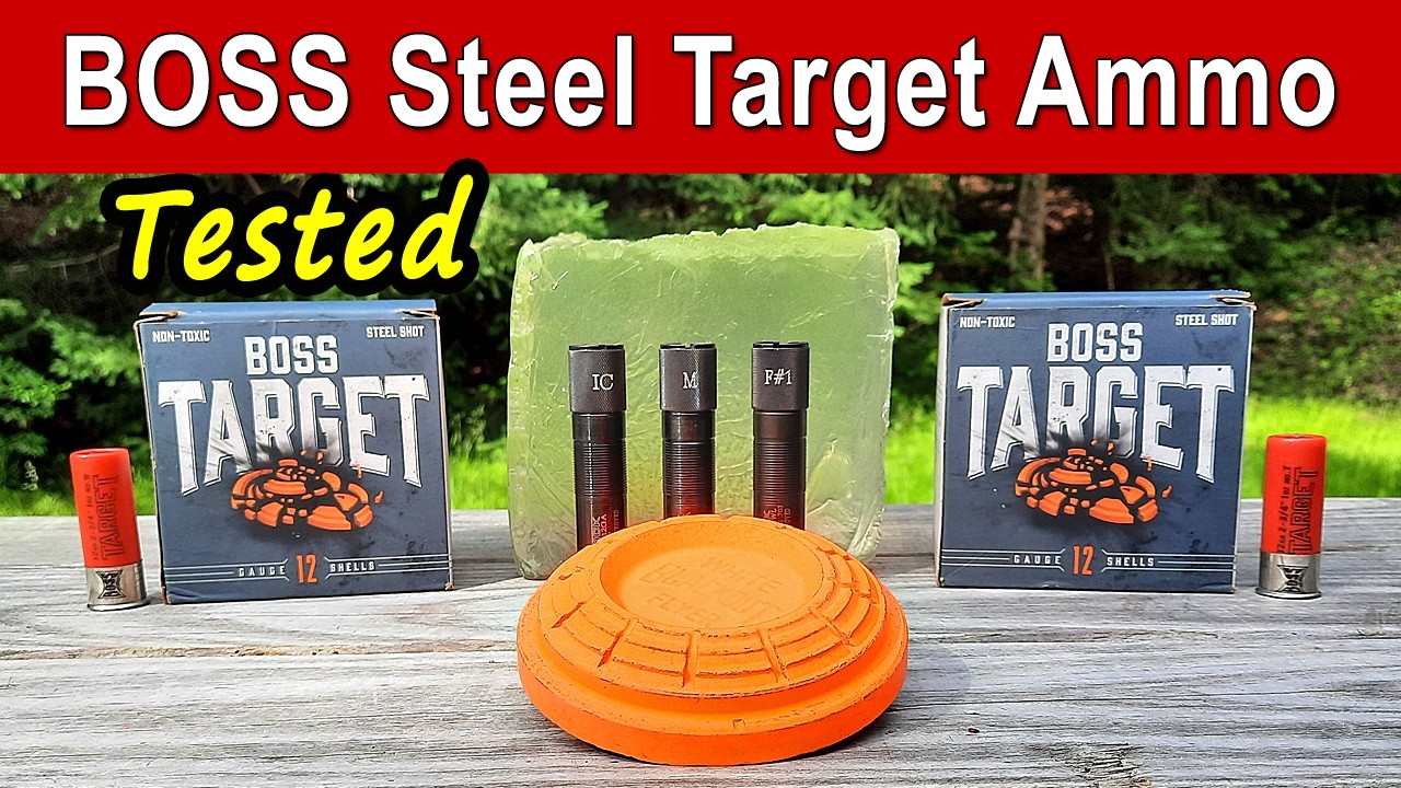 BOSS Steel Target Ammo #7 vs. #8 TESTED &ndash; Best Choke Constriction