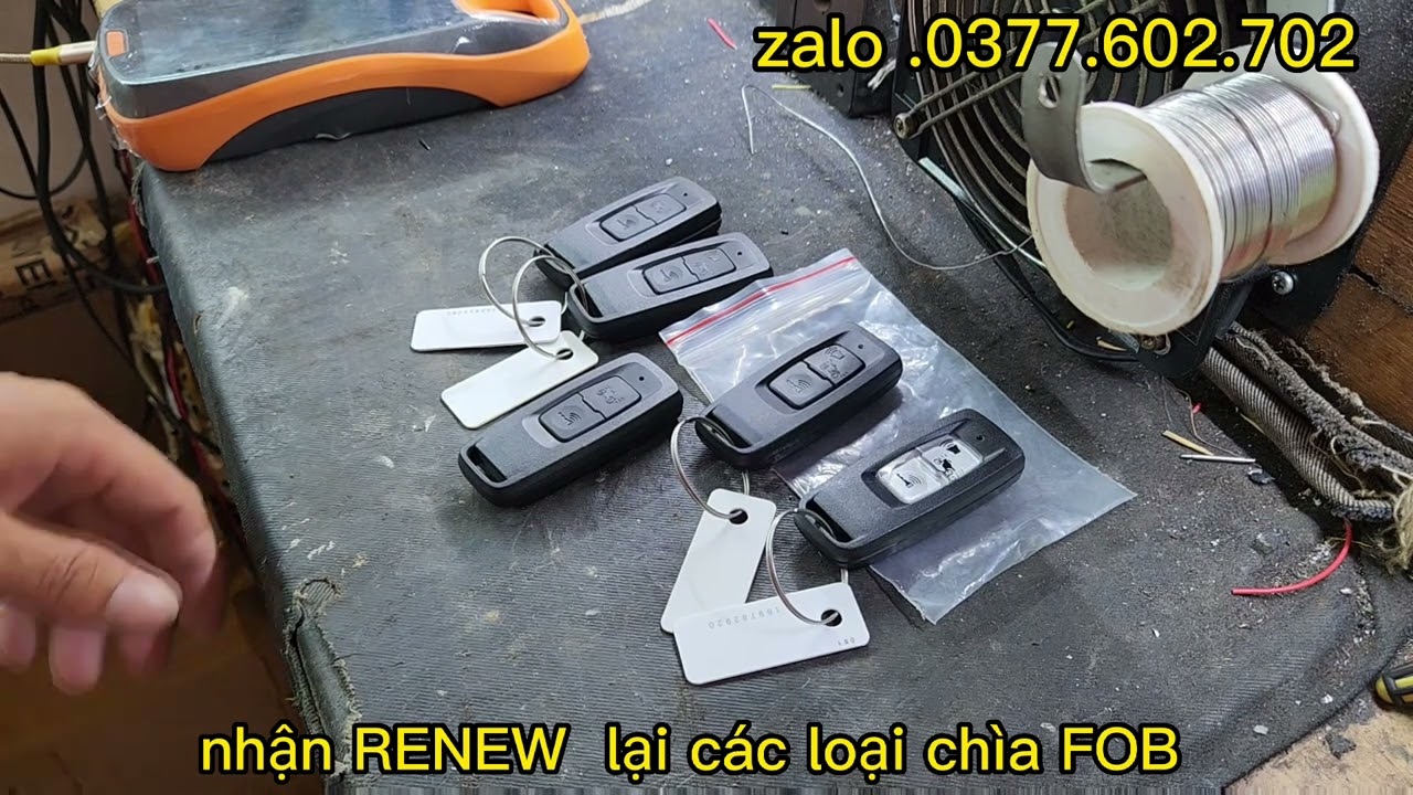 NHẬN TÁI SỬ DỤNG LẠI CHÌA CŨ #smartkey#tienbinhduong