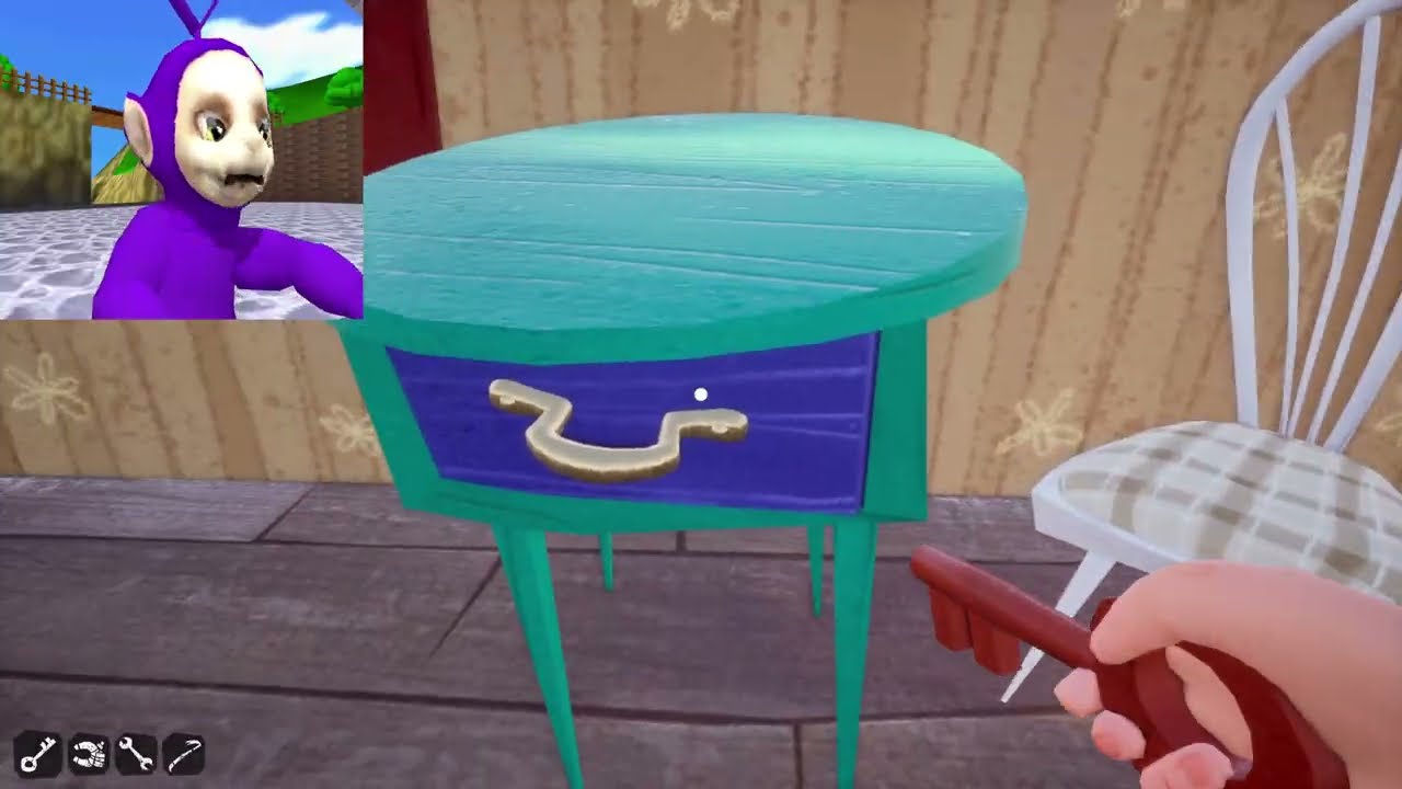 FOXY IS FASTER THEN FREDBEAR! | Tinky Winky Plays: Hello Neighbor Foxy Mod