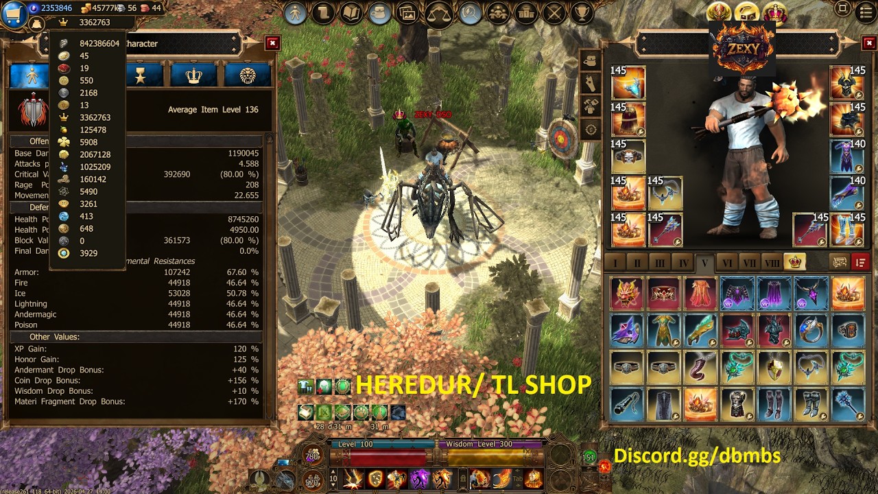 Drakensang Online | SHOWROOM - 7 | You never seen like this acc before | PVE & PVP BUILDS | WARRIOR