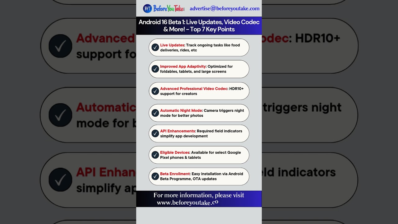 Android 16 Beta 1 Live Updates, Video Codec & More! | 