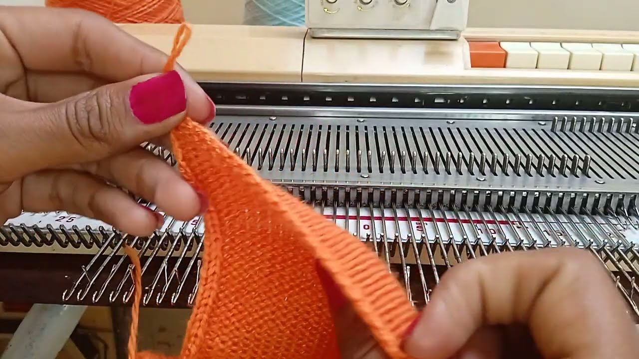 CURSO DE TEJIDO A MAQUINA: Nº 7 CERRAR PUNTOS CON REMALLADOR