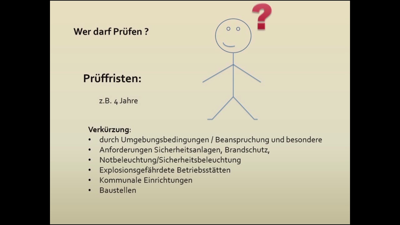 Hinweis auf wiederkehrende Prüfungen (13)