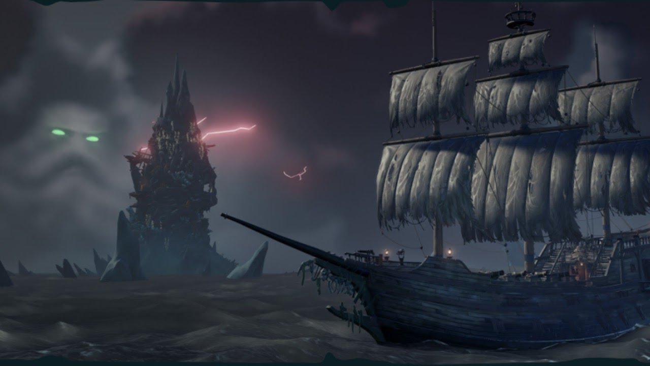Sea of Thieves - Cursed Ferryman Ship Cosmetics Showcase