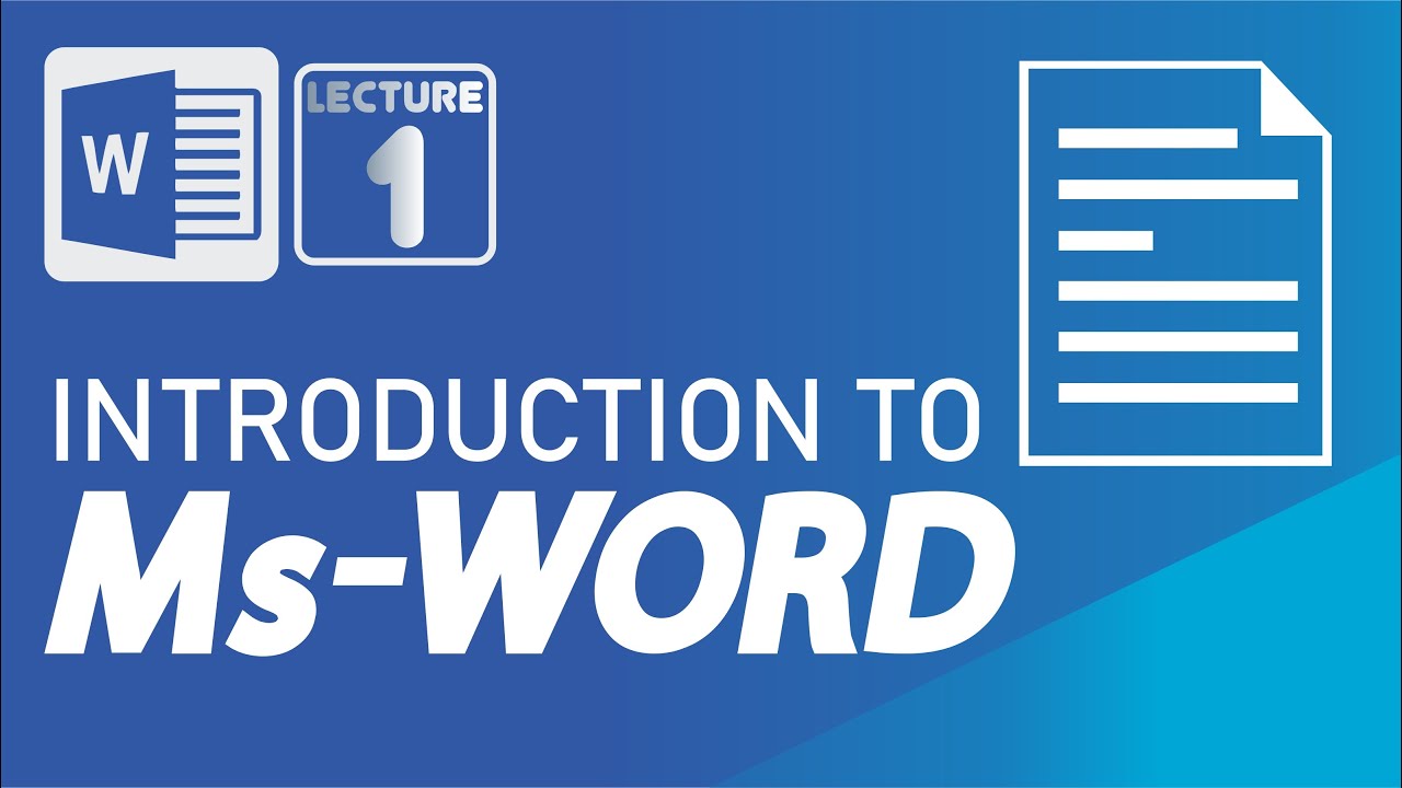 Lecture 1 | Microsoft Word | Introduction to Ms-Word | Taj Institute | Urdu | Hindi