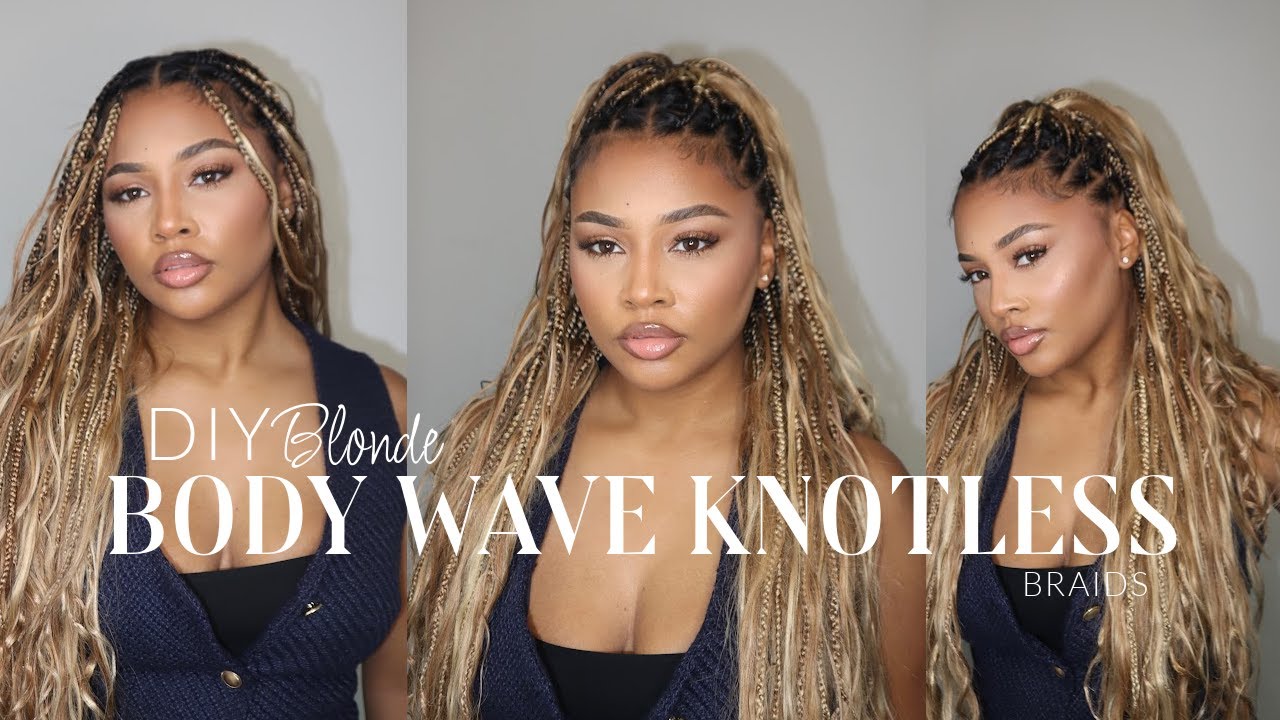 40 |HOW TO:THE PERF BODYWAVE BOHO KNOTLESS BRAIDS | SUPER LIGHTWEIGHT+100% HUMAN HAIR FT. @Ywigs.com