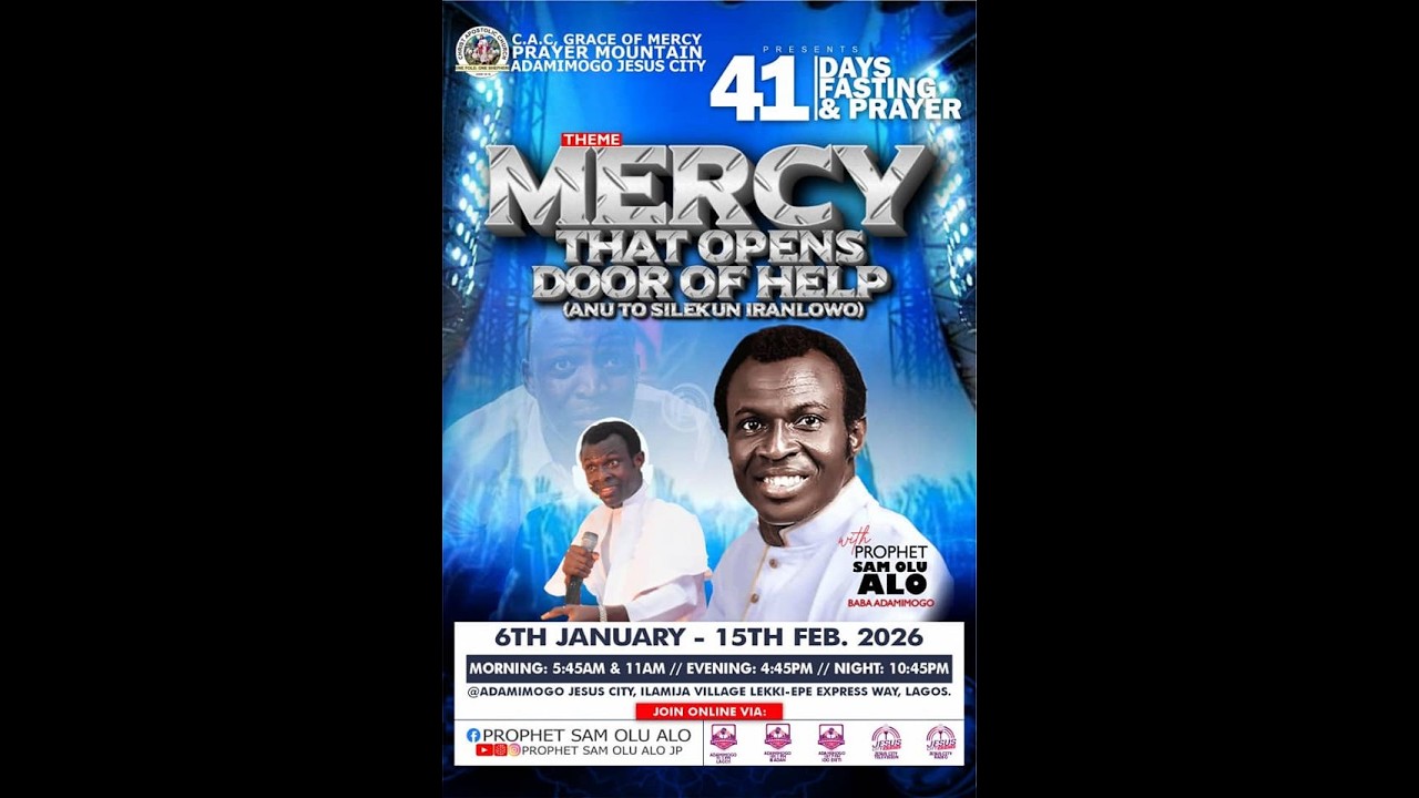 41 DAYS FASTING & PRAYER