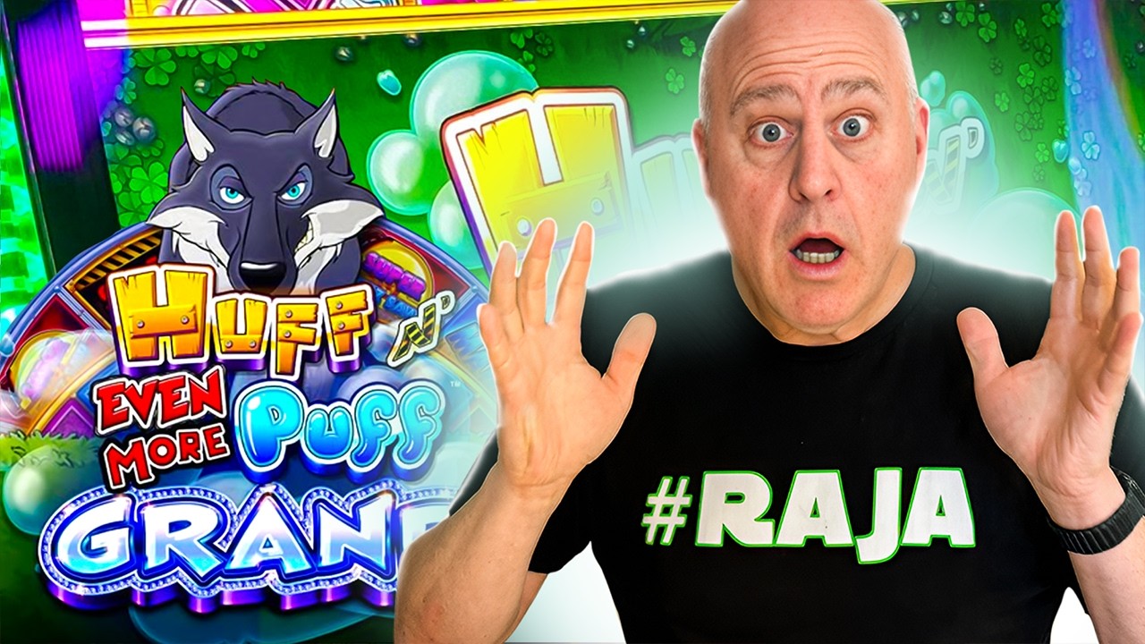 New RECORD JACKPOT on Huff N Even More Puff Grand!