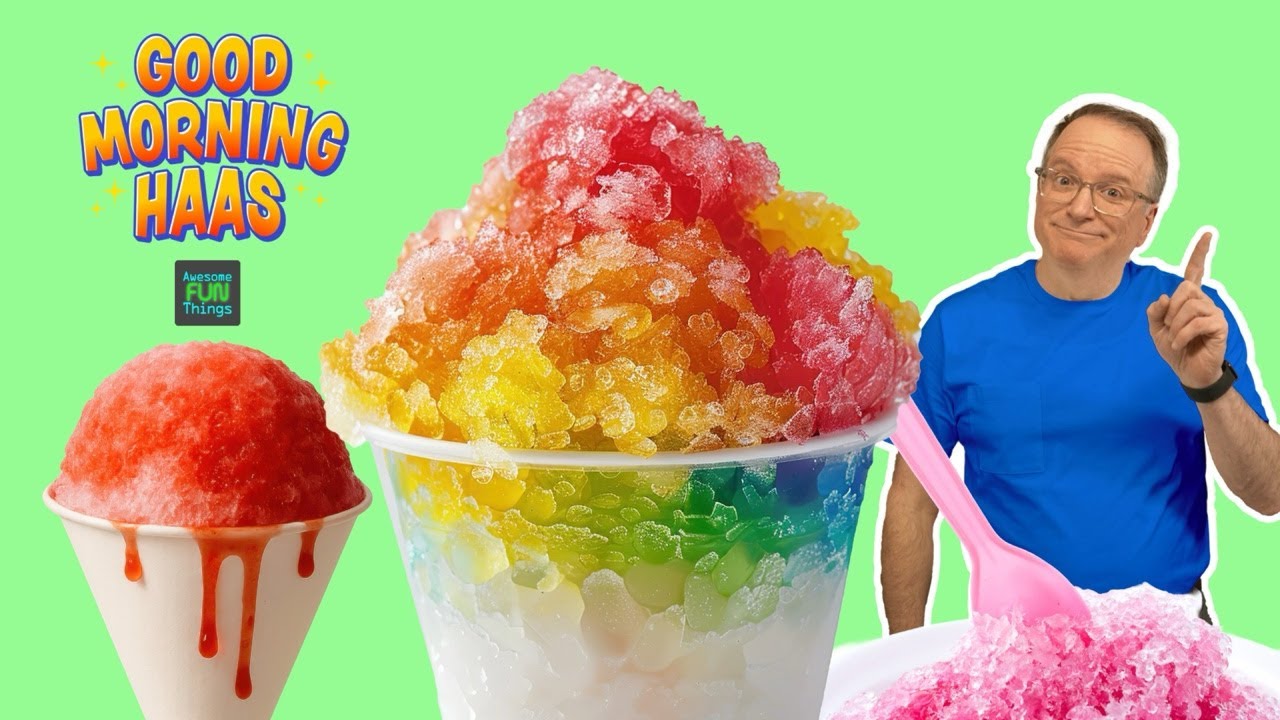 Вертикальный: Кто хочет снежных конусов? 🍧 У меня есть связь! 📱
