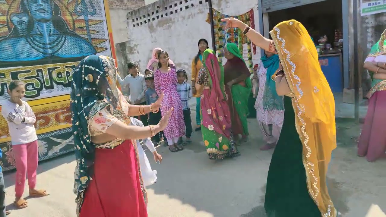 Haryanvi dance in our village 🥰🥰🤗
