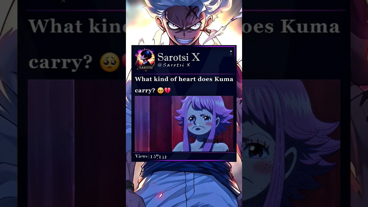 What kind of heart does Kuma carry? 🥺 #kuma #onepiece
