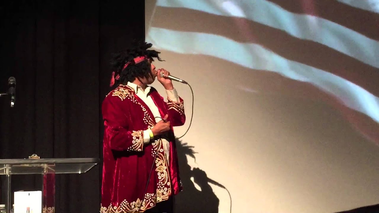 Michael Winslow with his rendition of Jimmy Hendrix's National Anthem