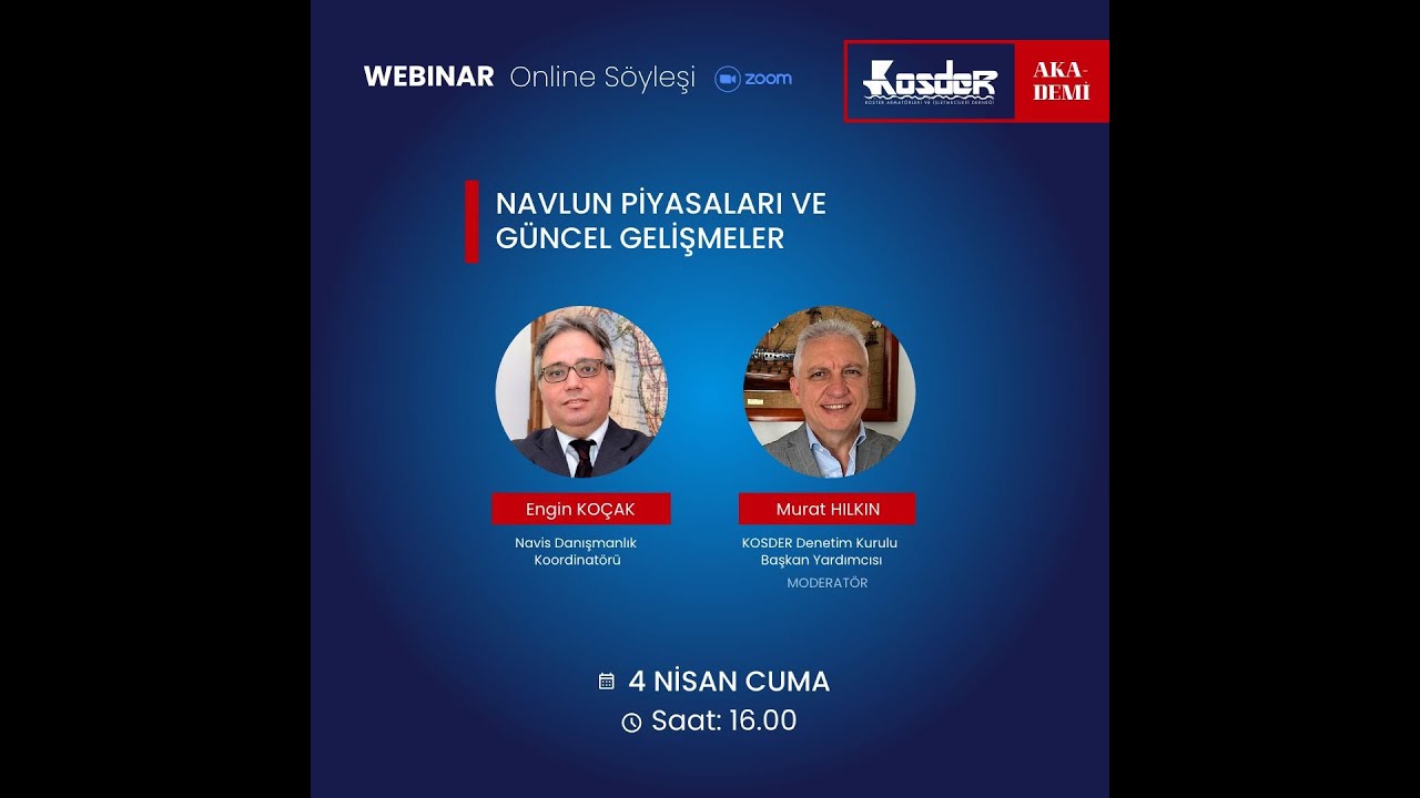 Navlun Piyasaları ve Güncel Gelişmeler Nisan Ayı Söyleşisi #koster #navlunlar