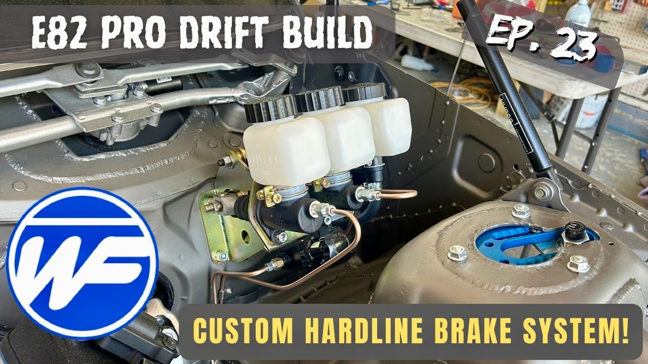 E82 Pro drift build. Custom hardline brake system and wisefab handbrake install!
