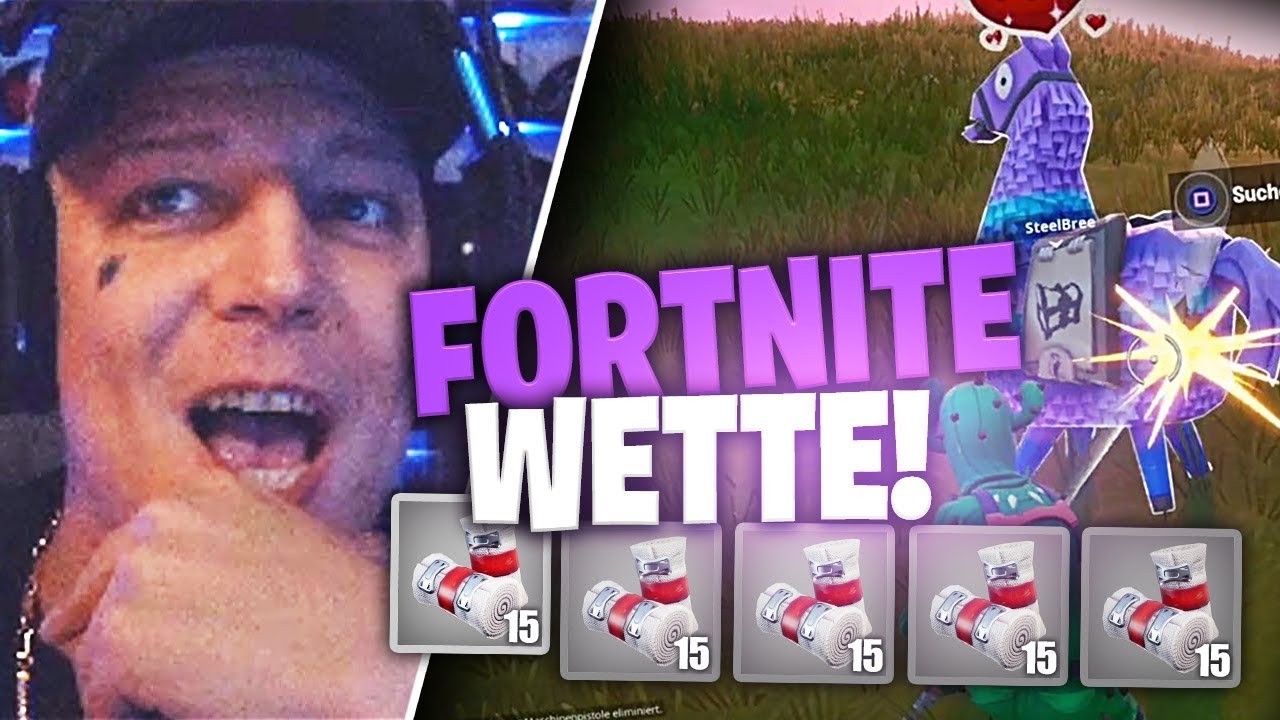 Fortnite Wette | Mehr Bandagen finden | 5000€ | SpontanaBlack