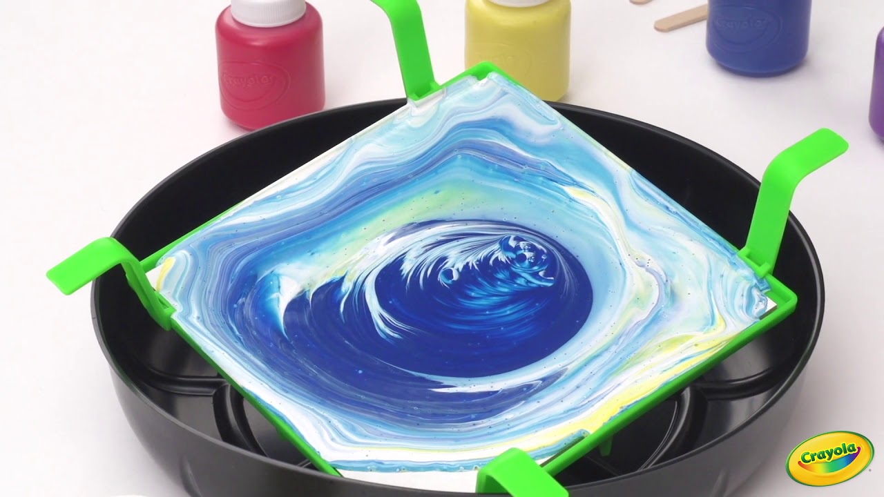 Crayola Paint Pour Art Set, Paint Pouring Tutorial&nbsp;|| Crayola Product Demo