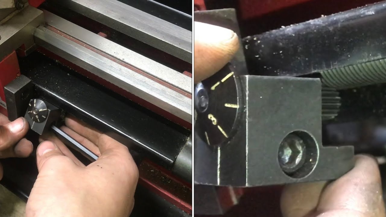 fixing a THREADING DIAL on your metal lathe (harbor freight central machinery)