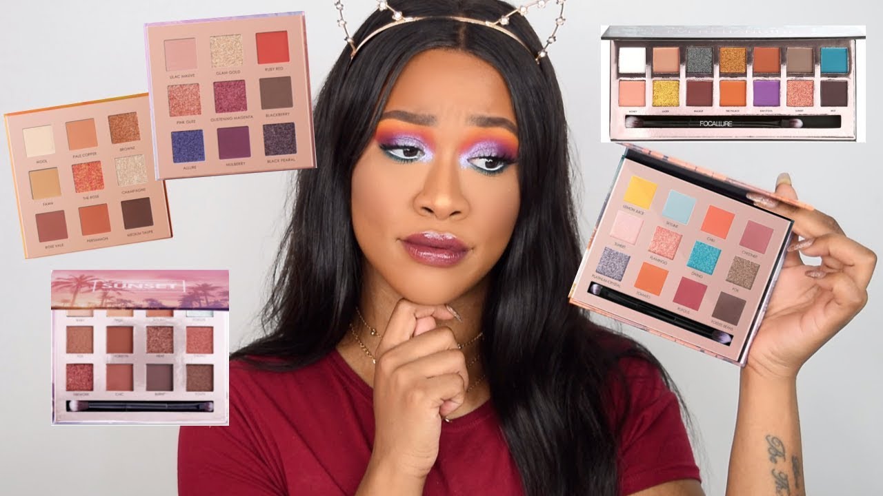 TESTING FOCALLURE EYESHADOW PALETTES! & HAUL!