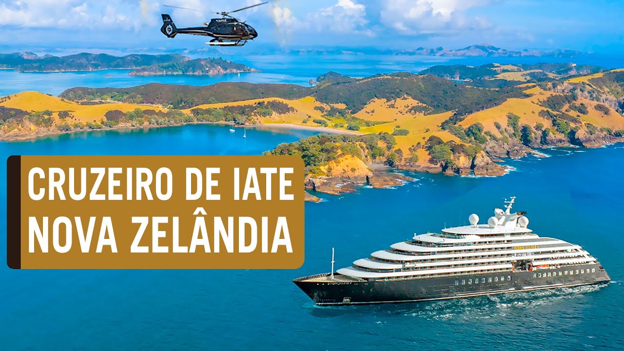 O CRUZEIRO MAIS LUXUOSO DO MUNDO, NA NOVA ZELÂNDIA: IATE SEIS ESTRELAS SCENIC ECLIPSE II
