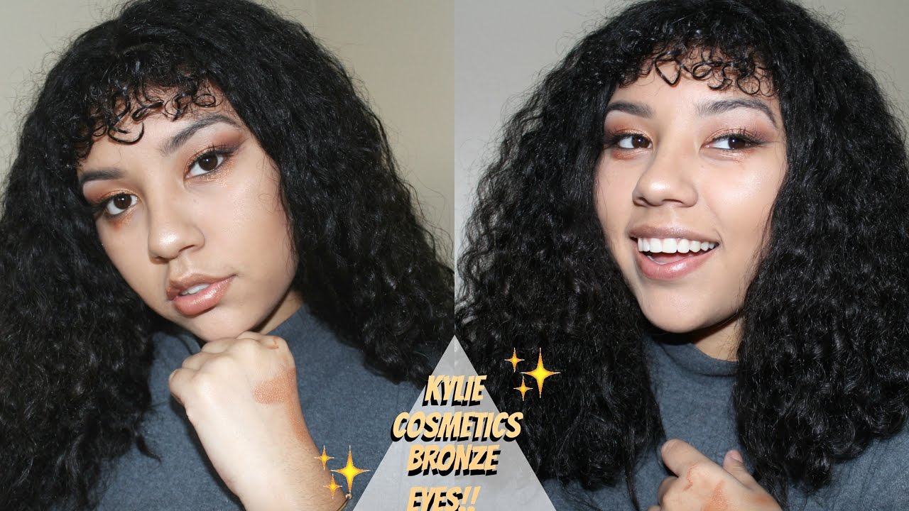 Kylie Cosmetics Glowy Golden Bronze Makeup
