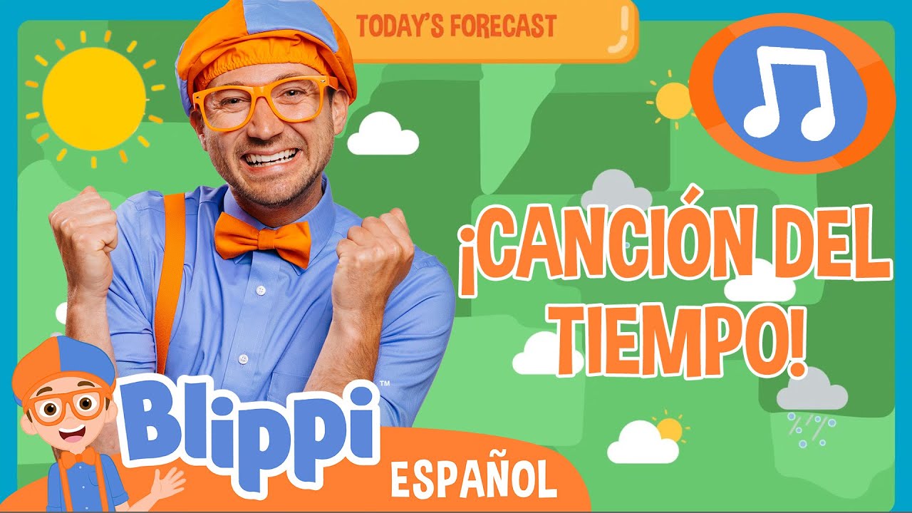 Canci&oacute;n del clima! 🎵 Blippi Espa&ntilde;ol - Canciones para ni&ntilde;os