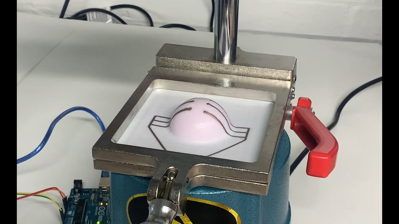 Vacuum formed 3D printed sheet for electronics