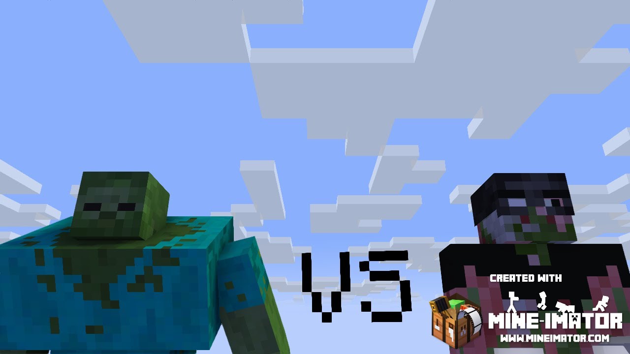 (13+) Mutant Zombie vs Pigman Brute Minecraft Animation (Mutant Creatures vs Take Back The Night)