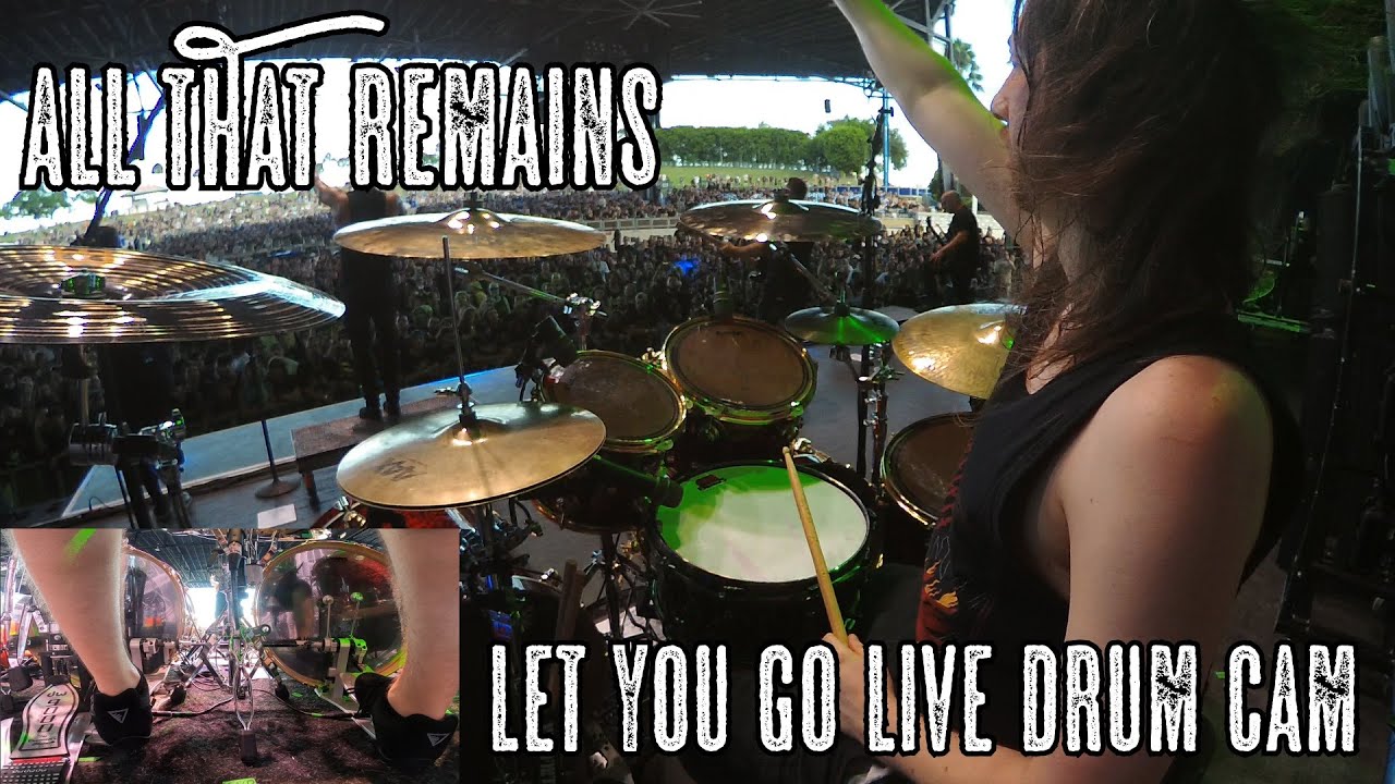 Mike Caputo - All That Remains - Let You Go (Live Drum Cam)