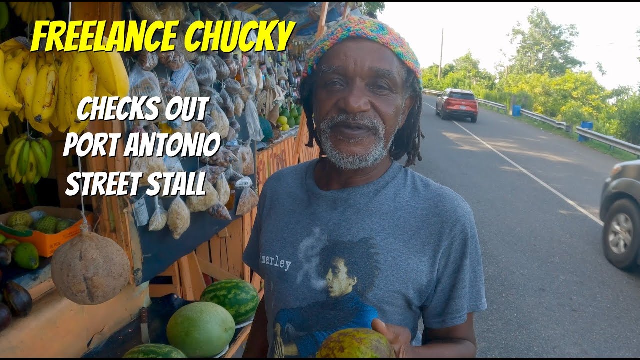 🇯🇲 Chucky Shows Us the Best  Street Market In Port Antonio !!