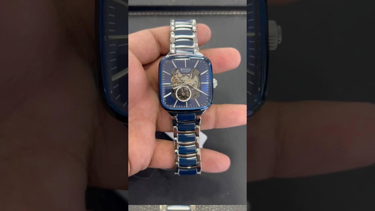 Titan fusion square ceramic automatic watch|in-house machine|90174kd02  #titanwatches #viral#youtube