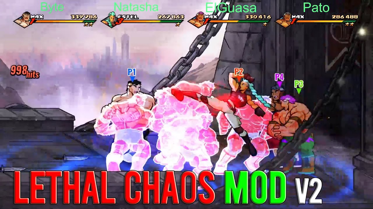 Streets Of Rage 4 - Lethal Chaos V2 Coop 4P Arcade Mania+ V8 (1.366.834)